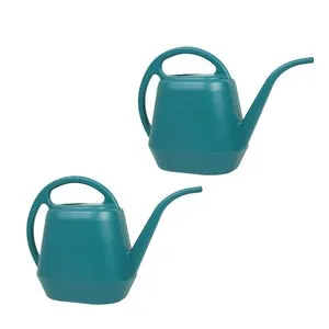 AULEDIO Annaffiatoio da giardino da 2 litri, con beccuccio, in plastica (confezione da due)