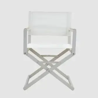 Outdoor Creations Helix Directors Chair White