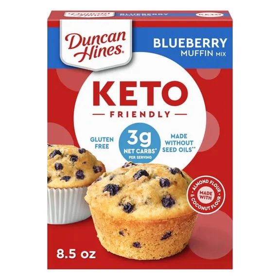 Duncan Hines Keto Friendly Blueberry Muffin Mix, 8.5 oz. $6.62 77.9 ¢/oz