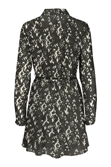 Vestido corto de gasa