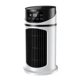 Portable USB Air Conditioner Fan with 6 Humidity Levels for Home White