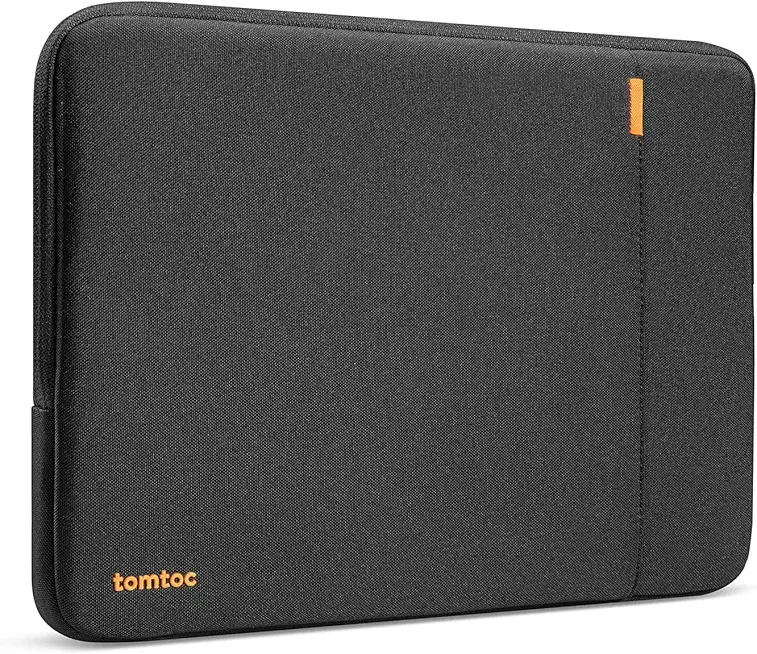 tomtoc 360° Protective Laptop Sleeve for 15-inch MacBook Air M4/A3241 2025, M3/A3114 2024, M2/A2941 2023, 15-inch MacBook Pro A1990 A1707, Dell XPS 15 Plus Laptop, Water-Resistant Computer Case Bag