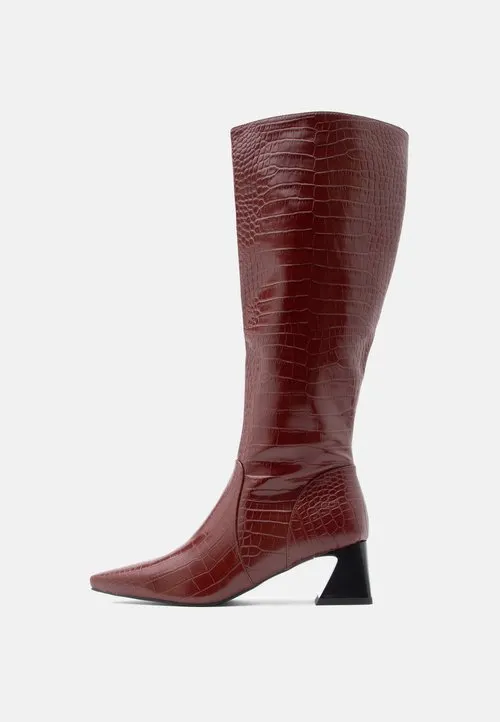 ONDINE - Høye støvler - burgundy