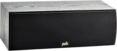 Polk Audio T30 Home Theater Center Channel Speaker, 100W Single, Black