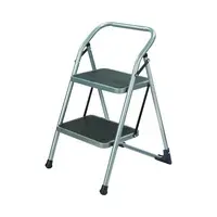 Banco Plegable de Acero con Dos Escalones para Uso Doméstico Seguro