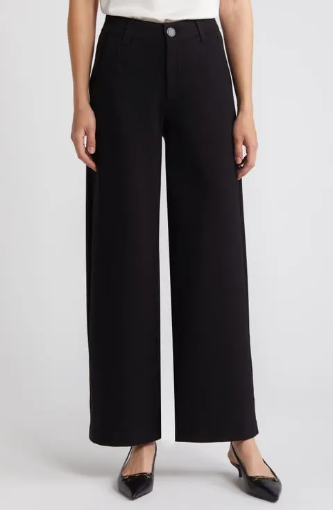 Whitney Skyrise Flat Front Wide Leg Pants