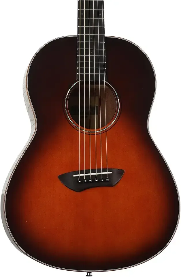 Yamaha CSF3M TBS All-Solid Parlor Size Acoustic Guitar, Old Violin Sunburst,Tobacco Brown Sunburst