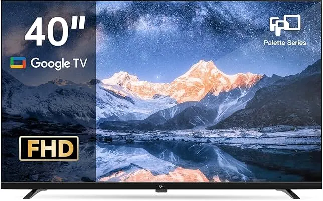 FPD 40-inch Smart TV, 1080p Full HD Google TV, HDR10, Dolby Audio (CG40-P3) | Google Play built-in Google Cast, voice remote control Stream Live Television