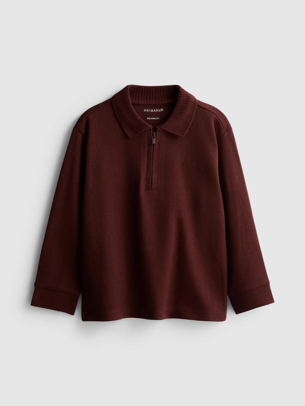 1–9 ans | Polo en pur coton à col zippé