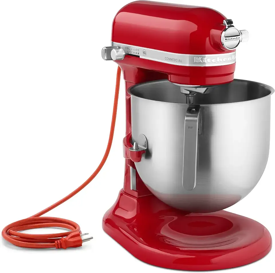 KitchenAid NSF Certified Commercial Series 8-Qt Bowl Lift Stand Mixer - KSM8990