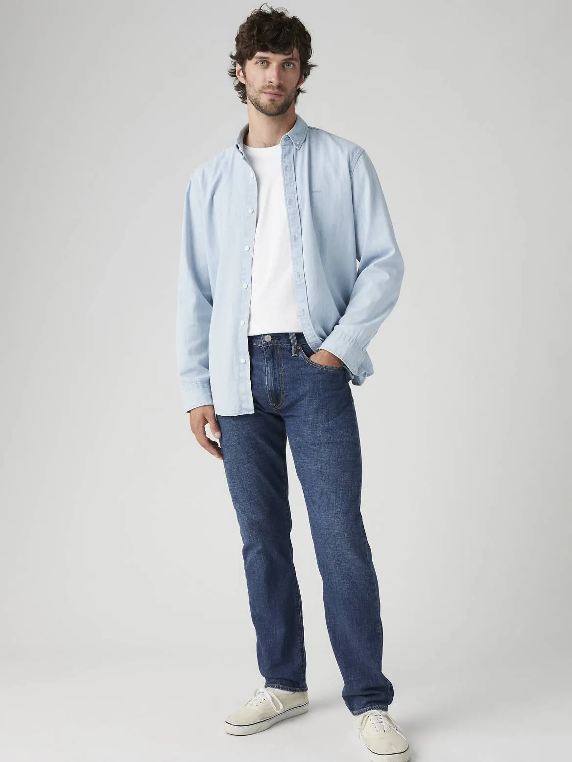 502™ Taper Linen+ Denim Jeans
