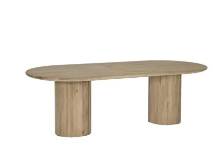 Tafel Pearl 240x110cm - eik massief - naturel