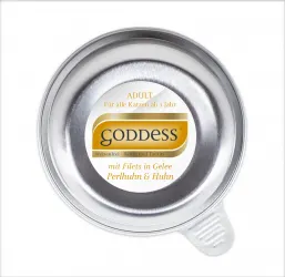 GODDESS in Gelee mit Perlhuhn, Huhn für Katzen 12 x 85 g
