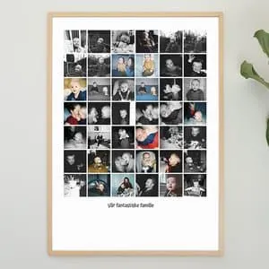 Personlig plakat | Bildecollage Sofia