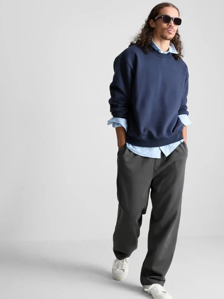 Bas de jogging droit en coton majoritaire