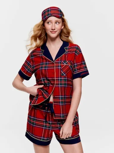 Tartan 100% Cotton Short Sleeve Shirt