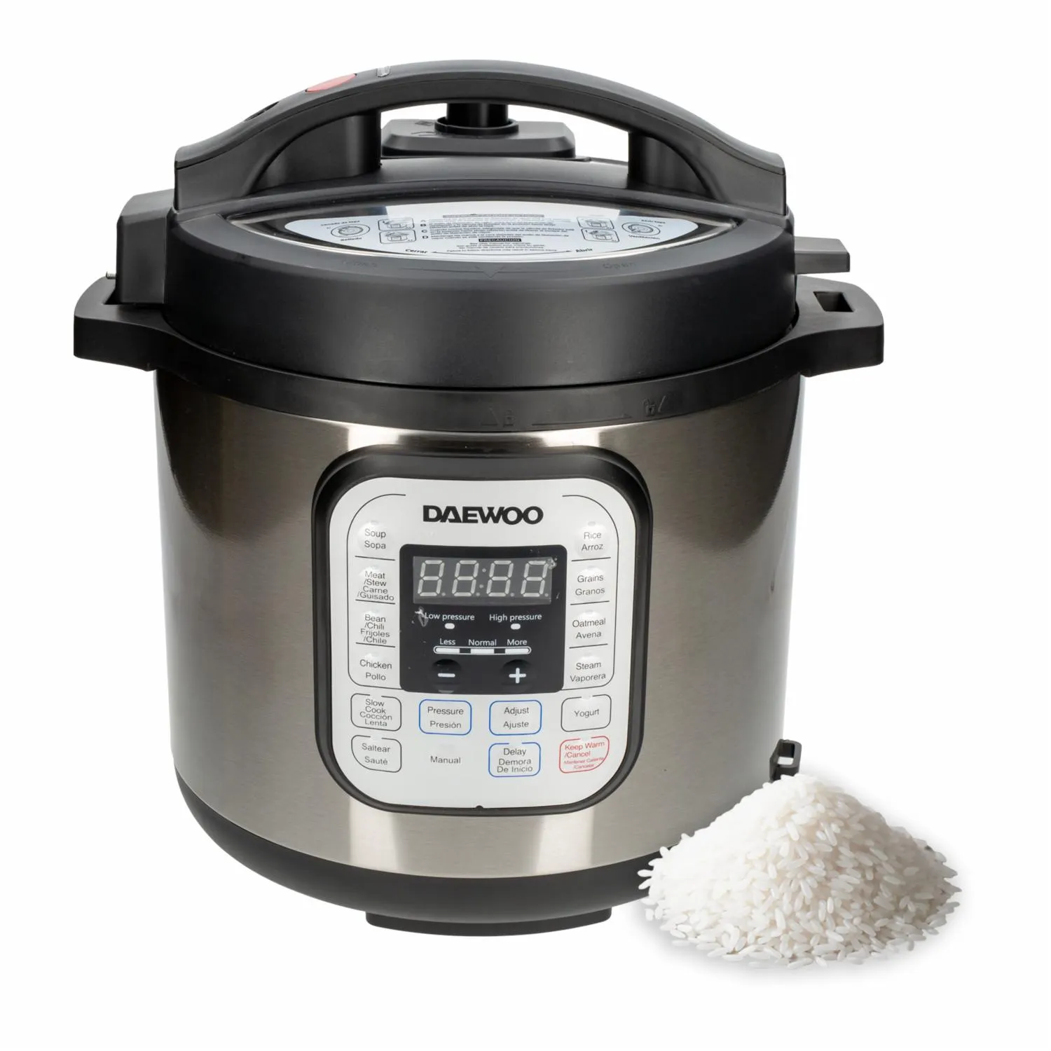 Olla Arrocera Multifunción Con Control Digital DI-606-M10GT DAEWOO 6 Litros