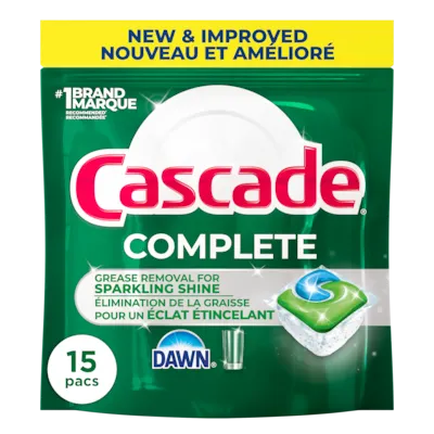 Complete Dishwasher Detergent Fresh, 15ct