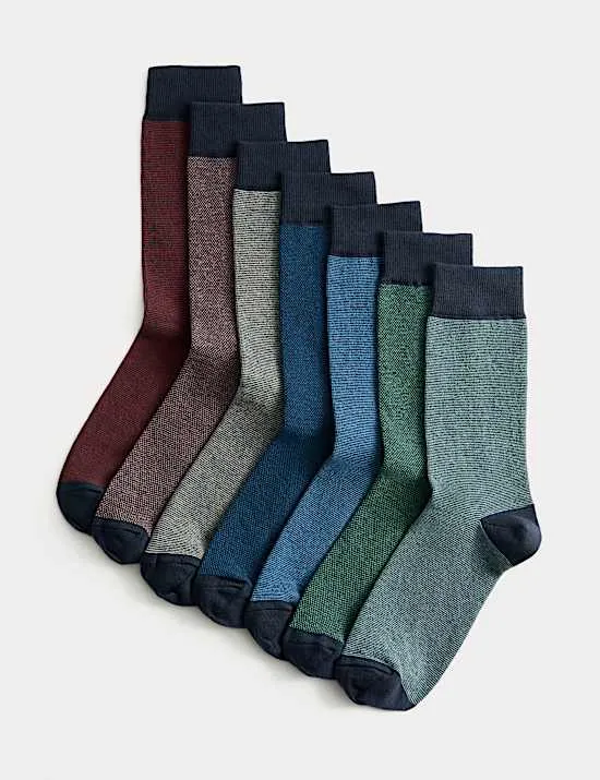 7er-Pack Cool & Fresh™ Socken mit hohem Baumwollanteil