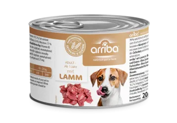 arriba mit Lamm für Hunde 6 x 200 g