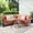 Mainstays Chelsea Outdoor Patio 4-Pieces Sectional Dining Set, Blue