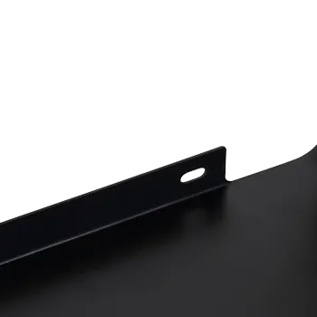 Wandplank HEMILO XL 1Niv. Metaal Zwart