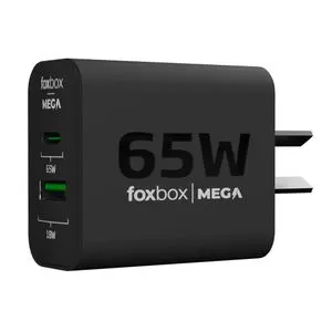 Cargador Foxbox Mega 65W Negro