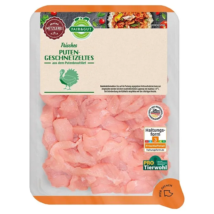 · FAIR&GUT · Puten Geschnetzeltes 350 g