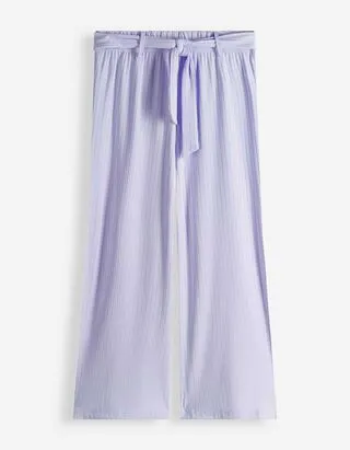 Pantaloni culotte - Cintura da annodare - lill