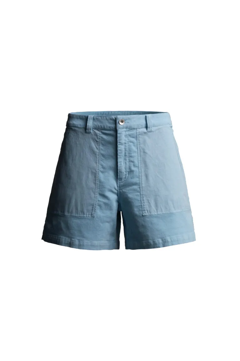 Bay Blocked Corduroy Shorts - Blå