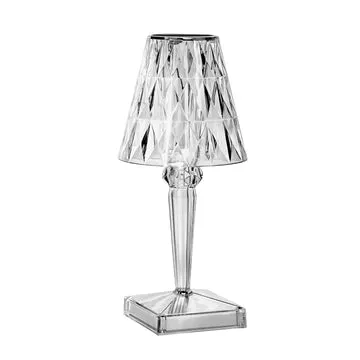 Lampada Touch Ricaricabile Elysia LED Trasparente 1 Watt