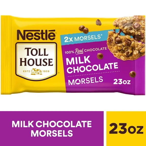Nestle Toll House Milk Chocolate Regular Baking Chips, 23 oz Bag $7.97 34.7 ¢/oz