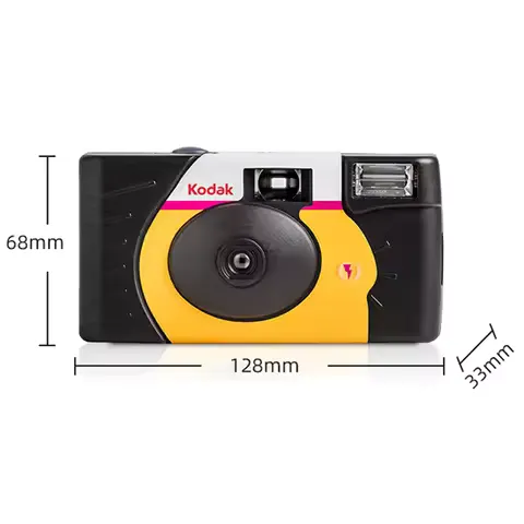 1/2/3/4/5 Pcs Original 39 Photos Kodak HD Power Flash / FunSaver Single Use Disposable Film Camera ISO800 Manual Flash