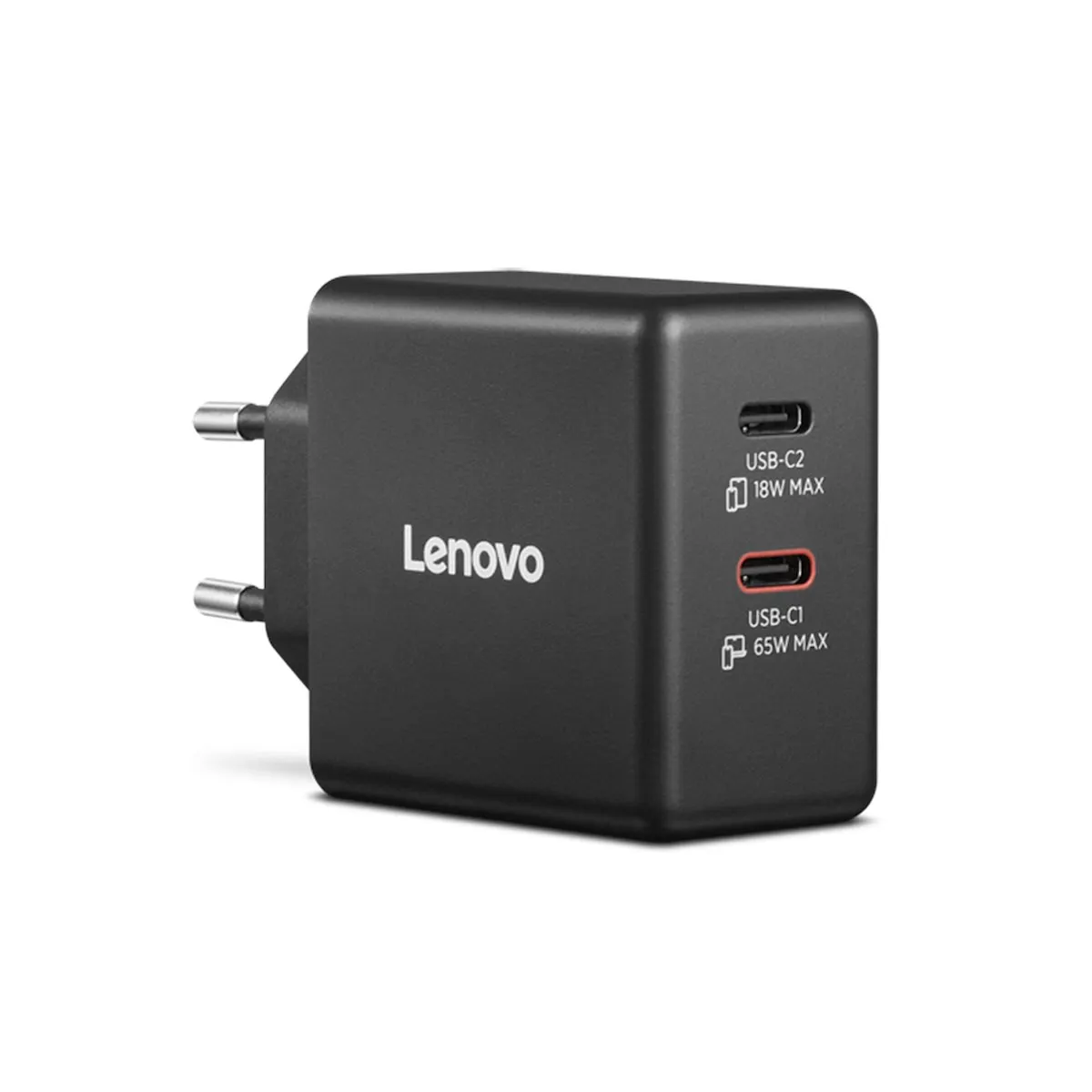 LENOVO - Caricabatterie Lenovo Dual USB - C 65W GaN