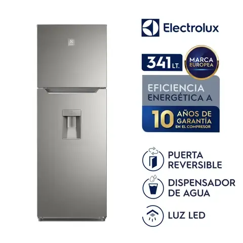 Refrigeradora 341L Top Mount No Frost Dispensador de agua ERTS45K2HUS