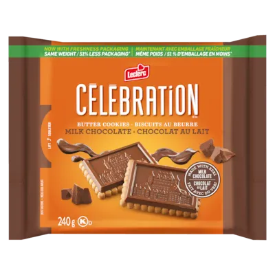 Celebration Butter Cookies Milk Chocolate