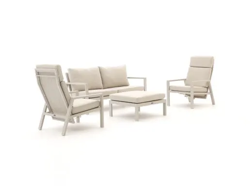 Manifesto Alzano stoel-bank loungeset 4-delig verstelbaar