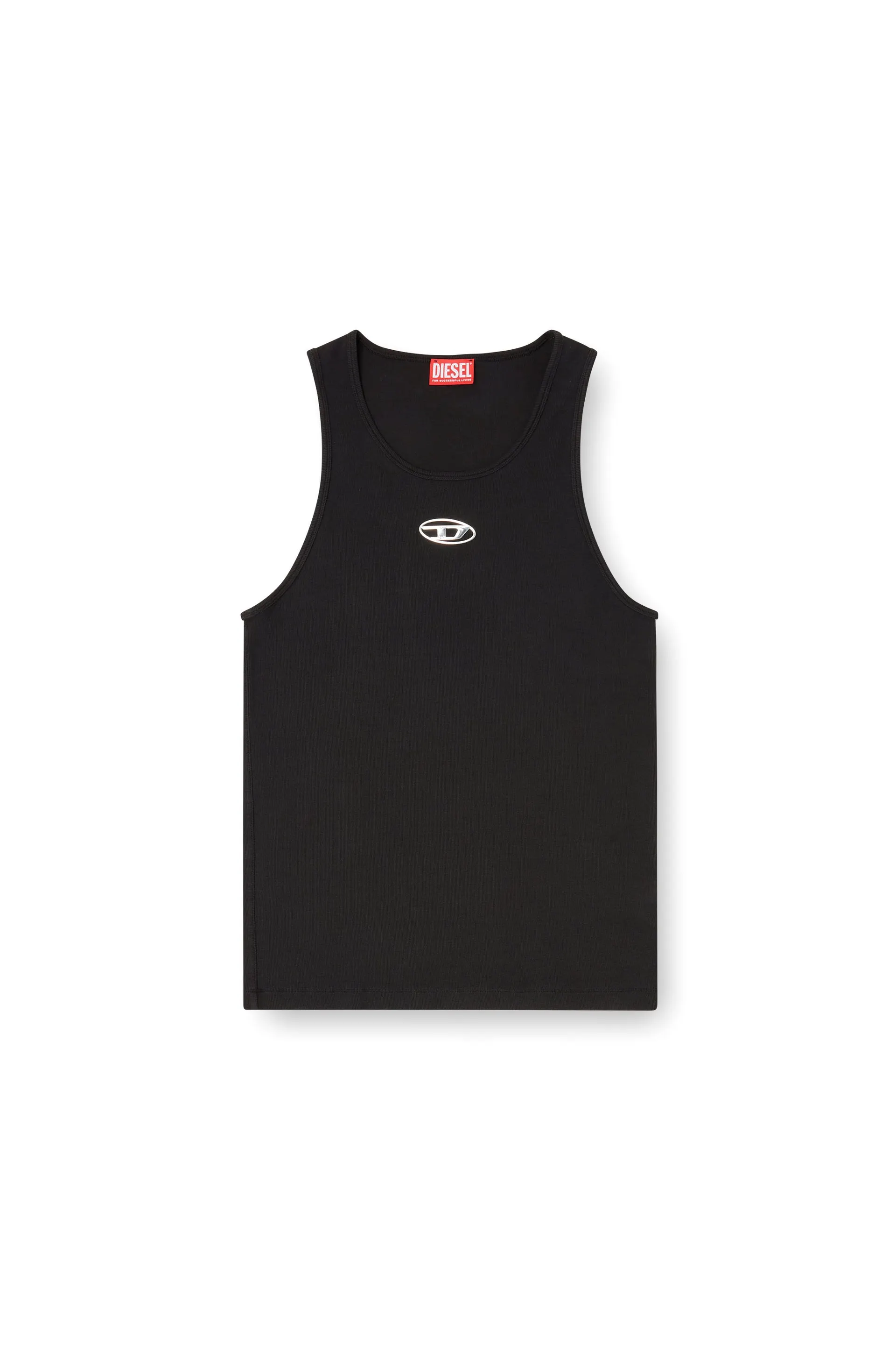Cotton tank top with logo