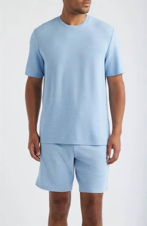 Rib Modal T-Shirt & Pajama Shorts Set