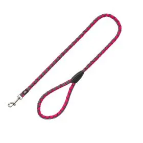 Trixie vodilica za pse Cavo S-M 100 cm/fi-12 mm tamnoružičasta/siva