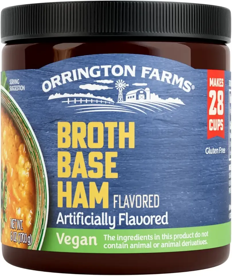 Orrington Farms Vegan Ham Flavored Broth Base, 6 oz.