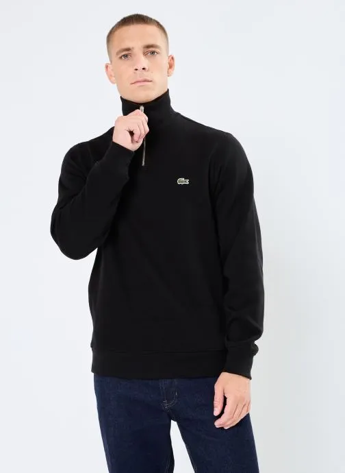 Sweatshirts Pull ML Demi-Zip SH1927 heren zwart