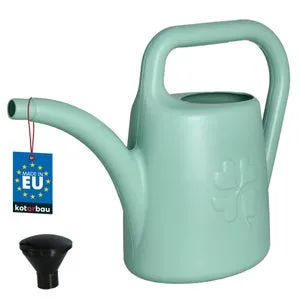Annaffiatoio - Plastica - 4,5 L - Salvia - Innaffiatoio - Annaffiatoio Giardino - con Doccia Rimovibile - per Piante da Interno Esterno KOTARBAU