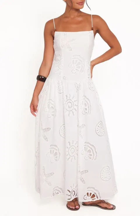 Hollywell Openwork Embroidered Maxi Dress