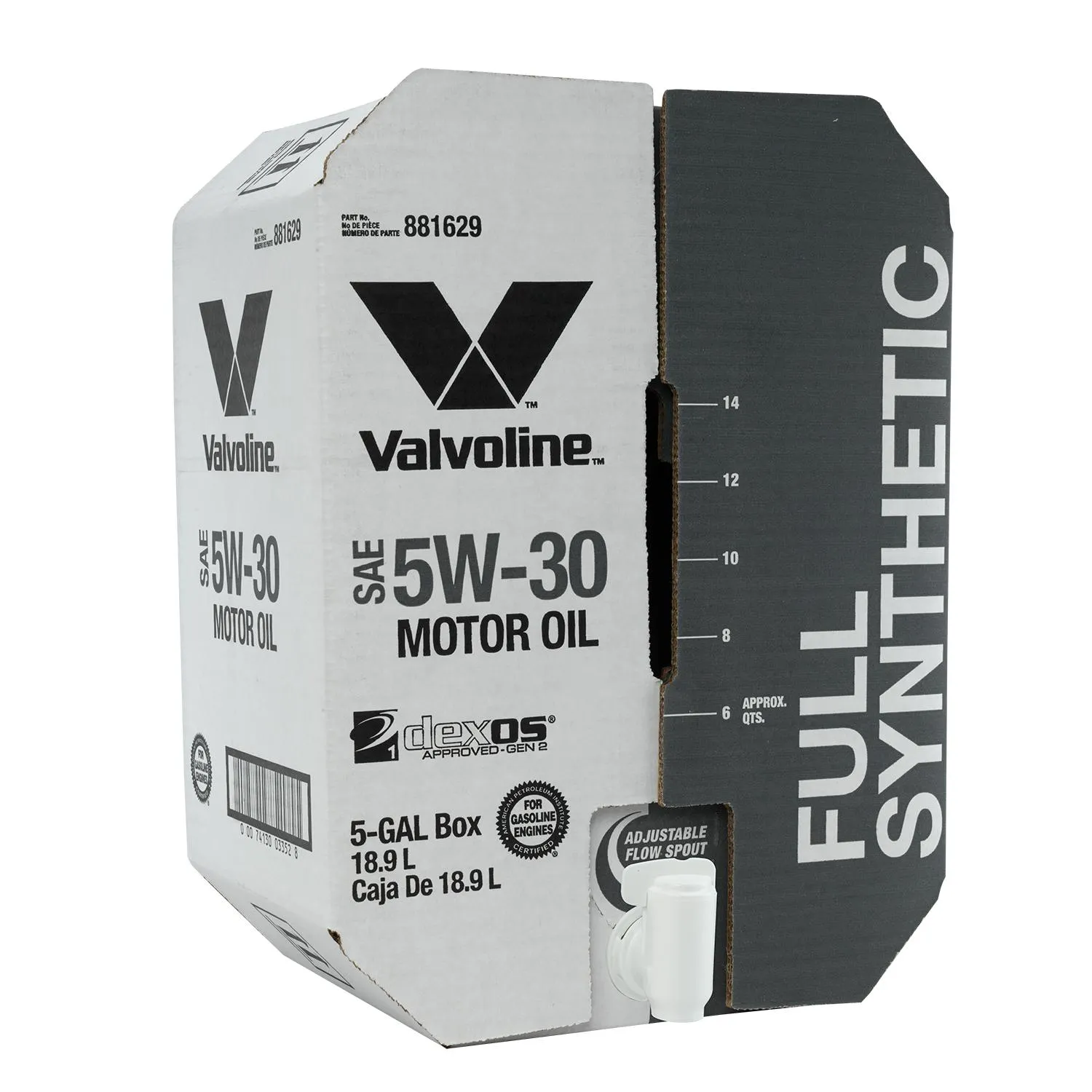 Valvoline Advanced Full Synthetic 5W-30 Motor Oil 5 Gallon