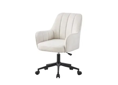 Bureaustoel Bonzo 57x60x95cm - stof - wit