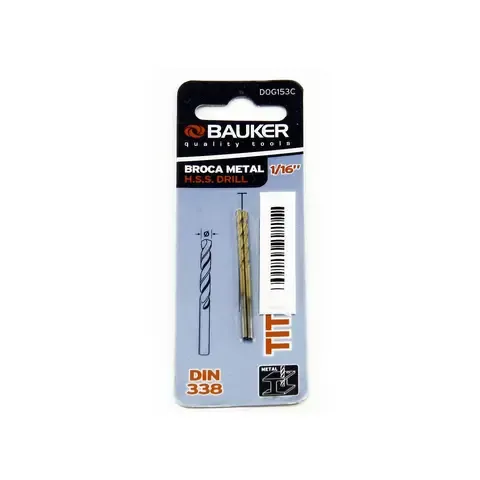 Set 2 Brocas hss 1/16pg bauker