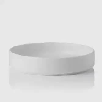 Noritake Stax Fine Porcelain Deep Plate White Set 4