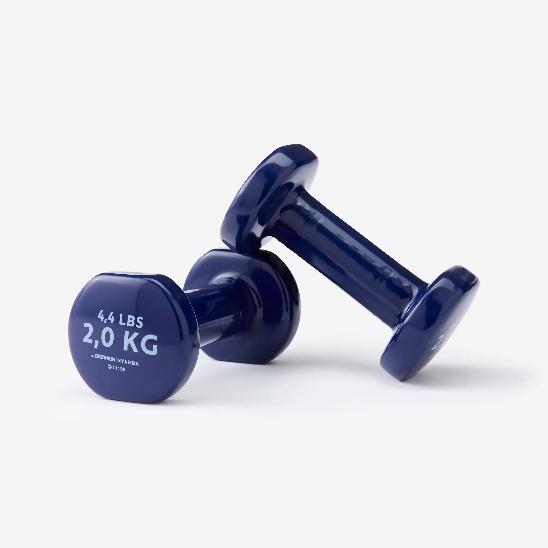 DOMYOS Posilovací fitness činky 2 × 2 kg