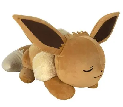 POKEMON - PELUCHE EVOLI ENDORMI 45 CM JAZWARES Ref : 41228496